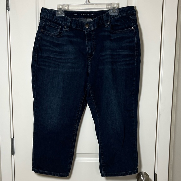 Lane Bryant Indigo Denim Capris Size 20 - Picture 5 of 5